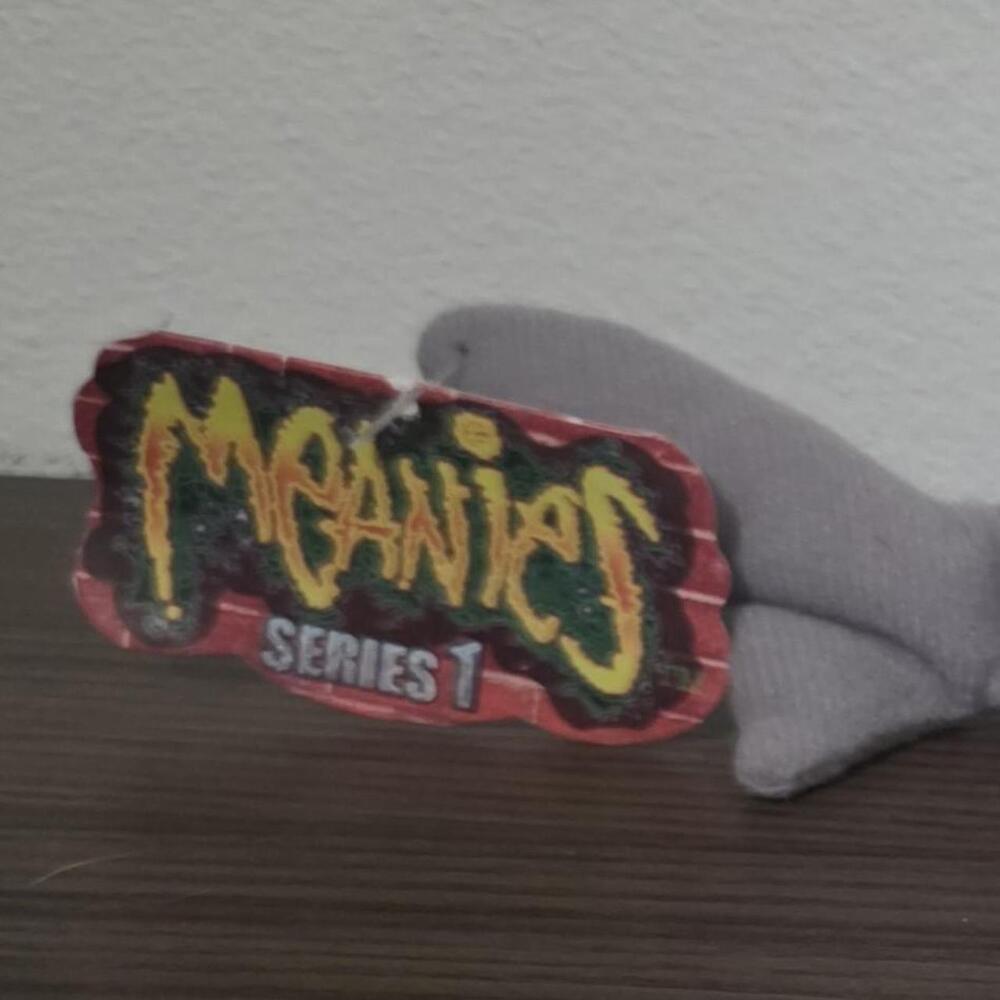 Meanies Series 1 gray plush toy #horror #collectible
